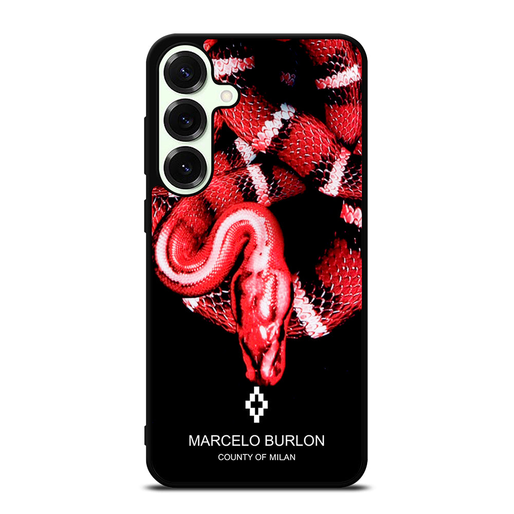 MARCELO BURLON SNAKE RED Samsung Galaxy S25 Plus Case Cover