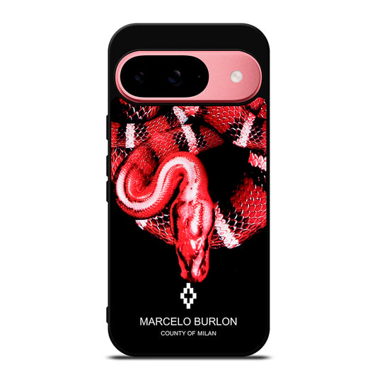 MARCELO BURLON SNAKE RED Google Pixel 9 Case Cover