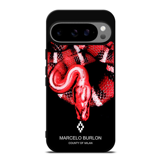 MARCELO BURLON SNAKE RED Google Pixel 9 Pro XL Case Cover