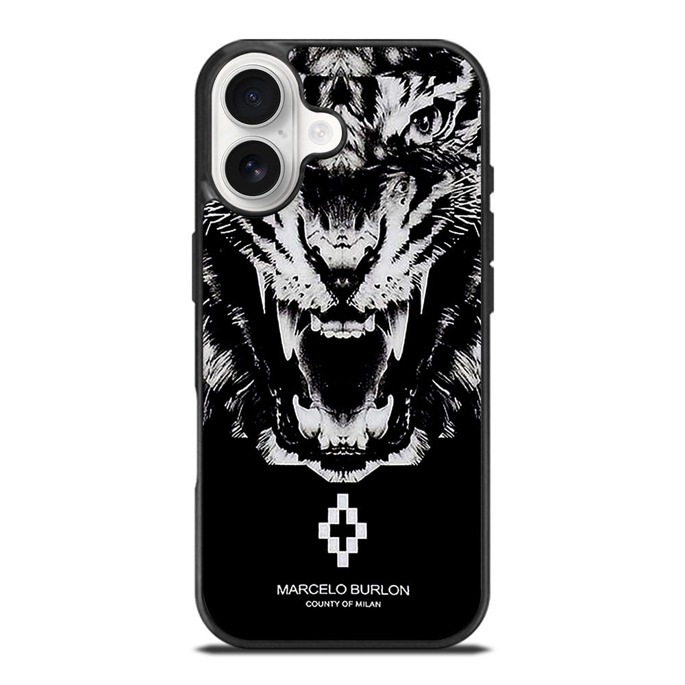 MARCELO BURLON WHITE LION iPhone 17 Case Cover