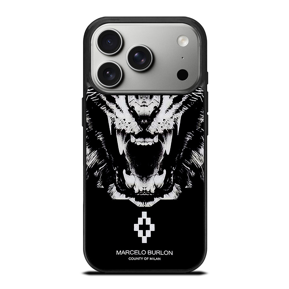 MARCELO BURLON WHITE LION iPhone 17 Pro Case Cover