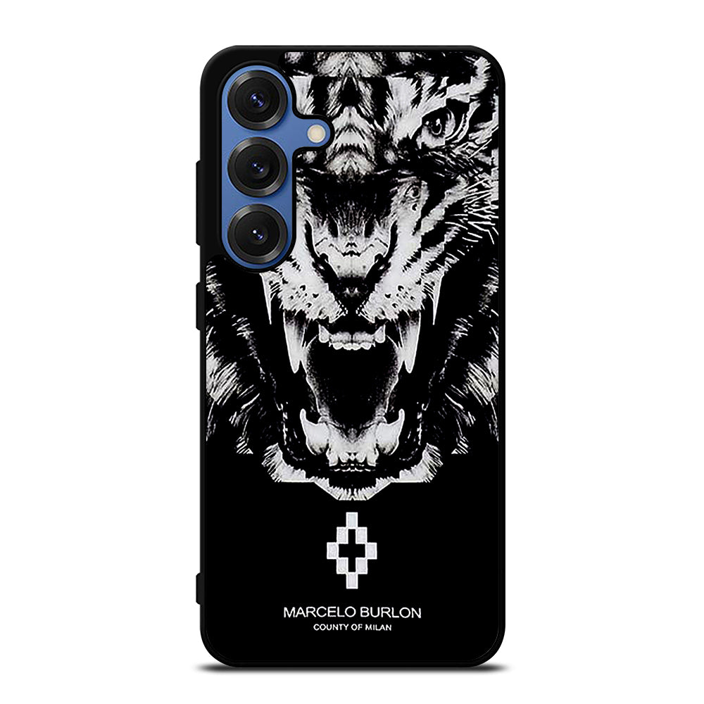 MARCELO BURLON WHITE LION Samsung Galaxy S25 Case Cover