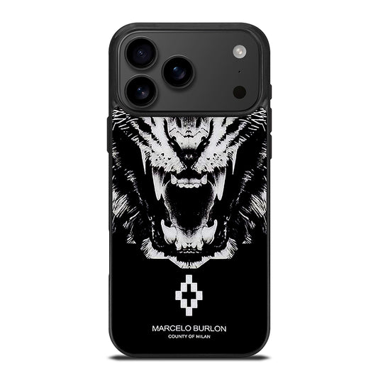 MARCELO BURLON WHITE LION iPhone 17 Pro Max Case Cover