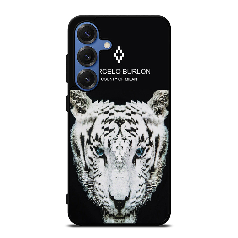 MARCELO BURLON WHITE TIGER Samsung Galaxy S25 Case Cover
