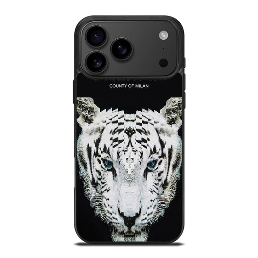 MARCELO BURLON WHITE TIGER iPhone 17 Pro Max Case Cover