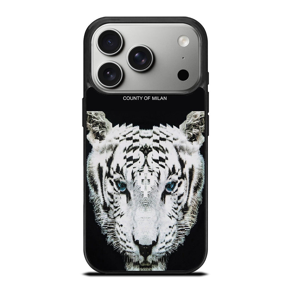 MARCELO BURLON WHITE TIGER iPhone 17 Pro Case Cover