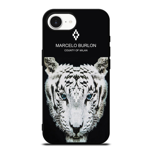 MARCELO BURLON WHITE TIGER iPhone 16e Case Cover