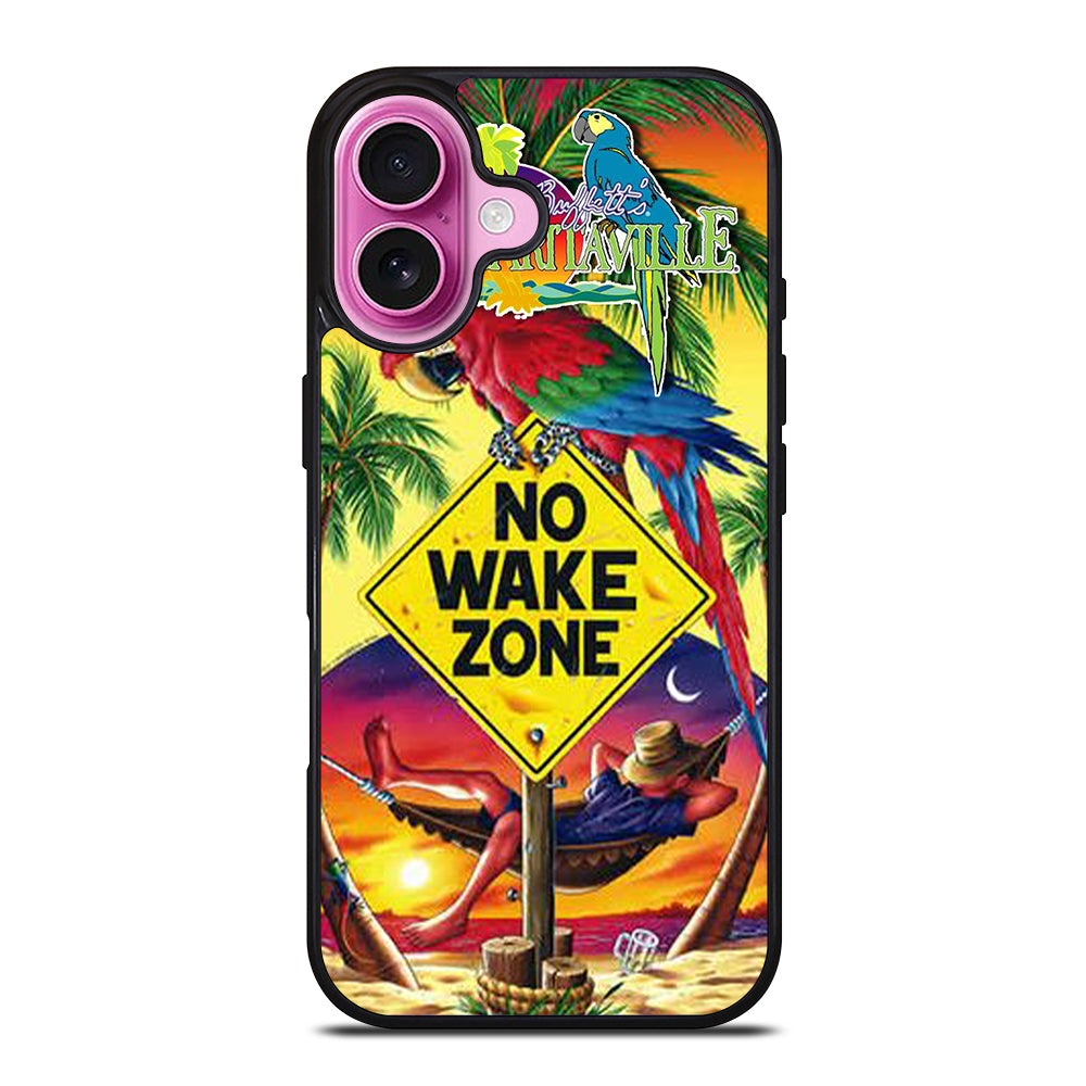 MARGARITAVILLE JIMMY BUFFETT'S NO WAKE ZONE iPhone 16 Plus Case Cover