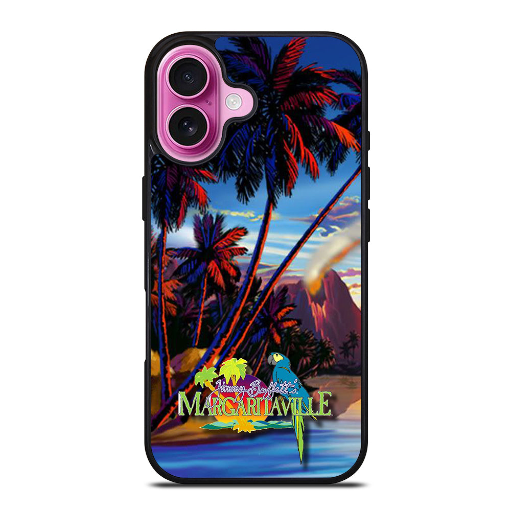 MARGARITAVILLE JIMMY BUFFETT'S PALM iPhone 16 Plus Case Cover