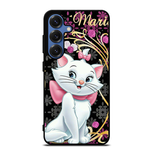 MARIE THE ARISTOCATS CAT FLORAL CARTOON Samsung Galaxy S25 Case Cover