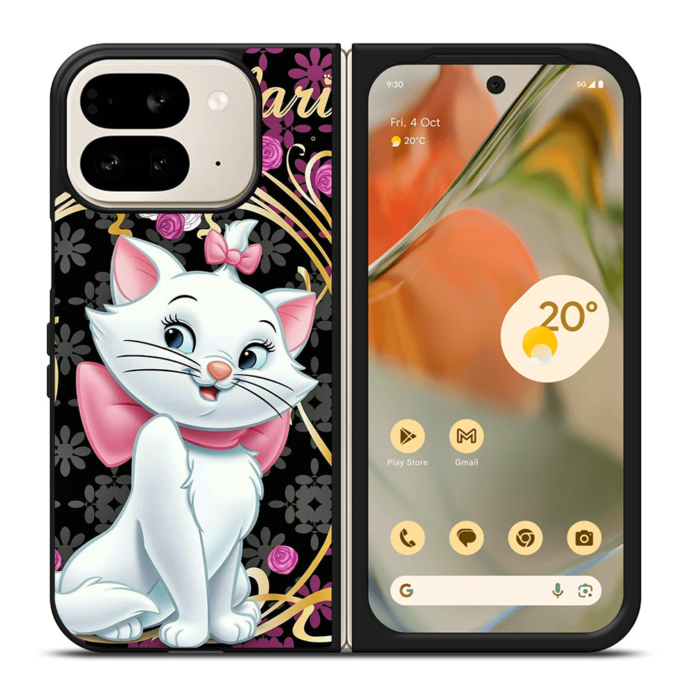 MARIE THE ARISTOCATS CAT FLORAL CARTOON Google Pixel 9 Pro Fold Case Cover