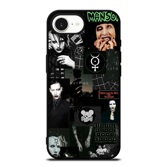 MARILYN MANSON COLLAGE iPhone 16e Case Cover