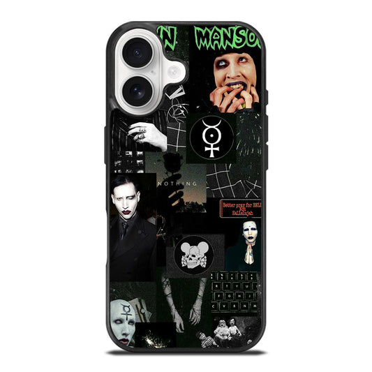 MARILYN MANSON COLLAGE iPhone 17 Case Cover
