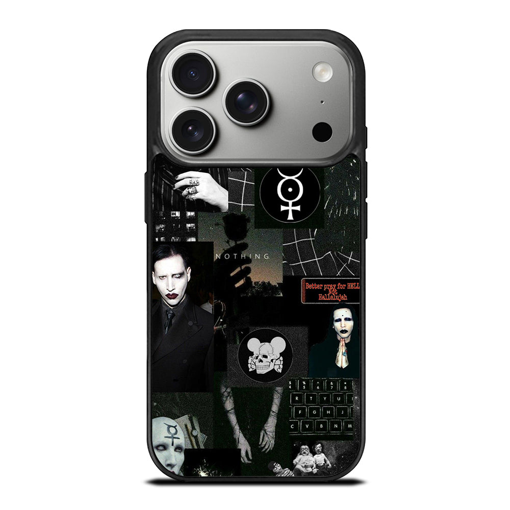 MARILYN MANSON COLLAGE iPhone 17 Pro Case Cover