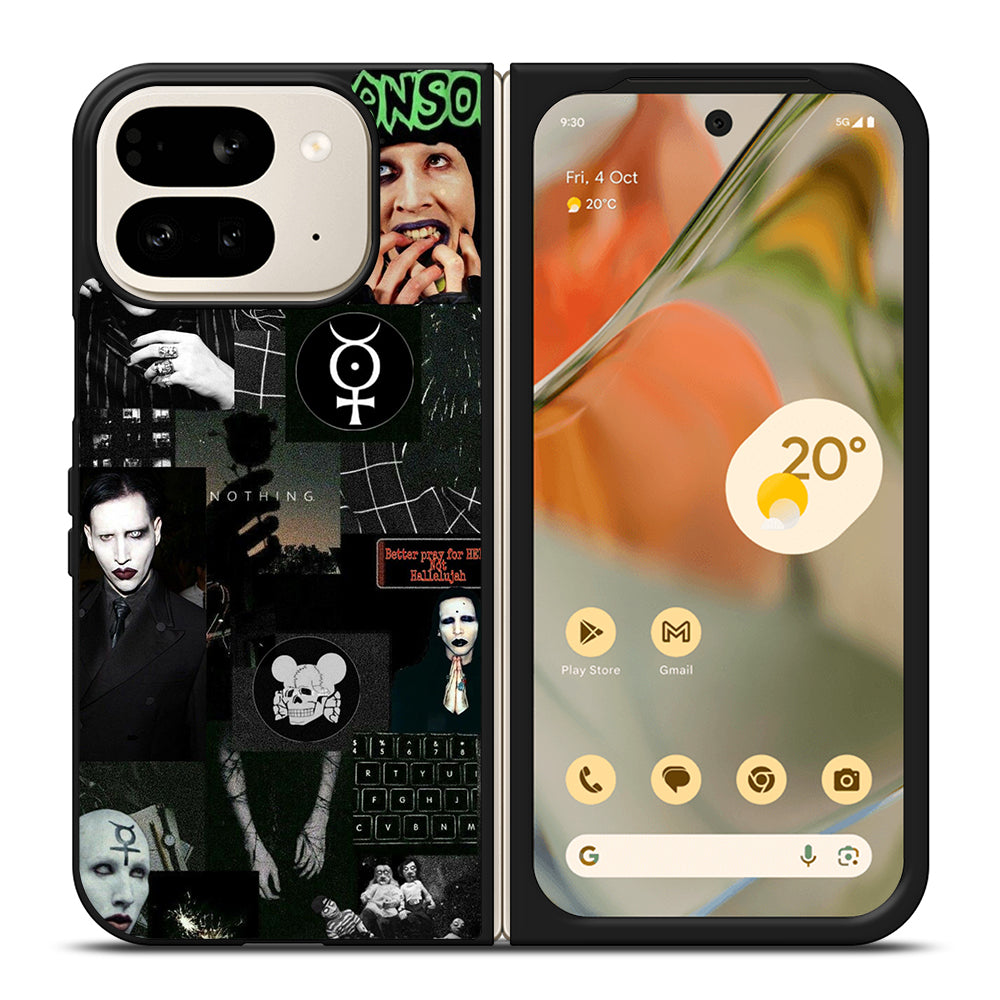 MARILYN MANSON COLLAGE Google Pixel 9 Pro Fold Case Cover