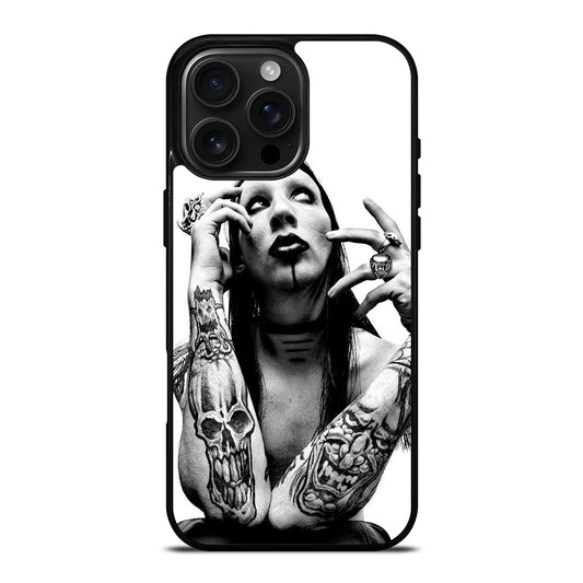 MARILYN MANSON SINGER iPhone 16 Pro Max Case Cover