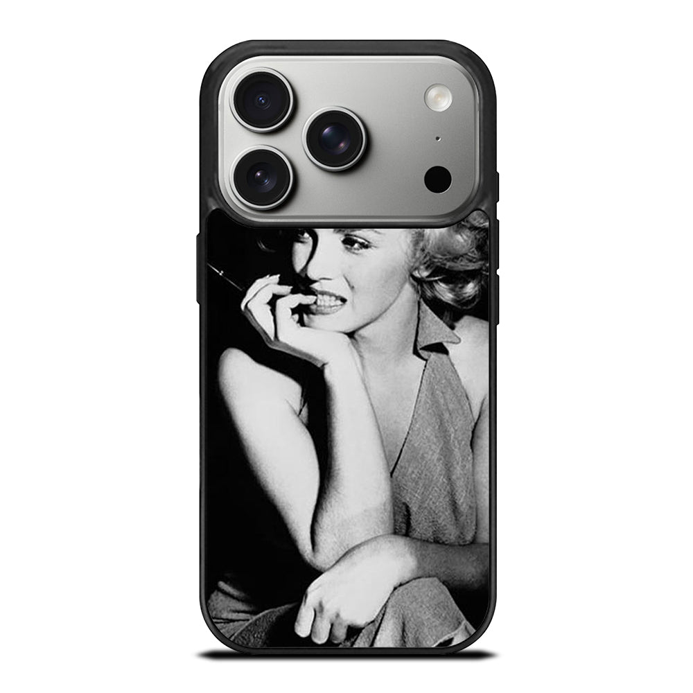 MARILYN MONROE BLACK WHITE iPhone 17 Pro Case Cover