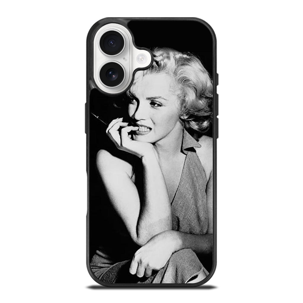 MARILYN MONROE BLACK WHITE iPhone 17 Case Cover