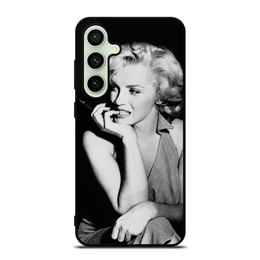 MARILYN MONROE BLACK WHITE Samsung Galaxy S24 FE Case Cover