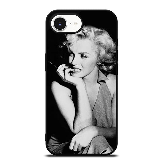 MARILYN MONROE BLACK WHITE iPhone 16e Case Cover