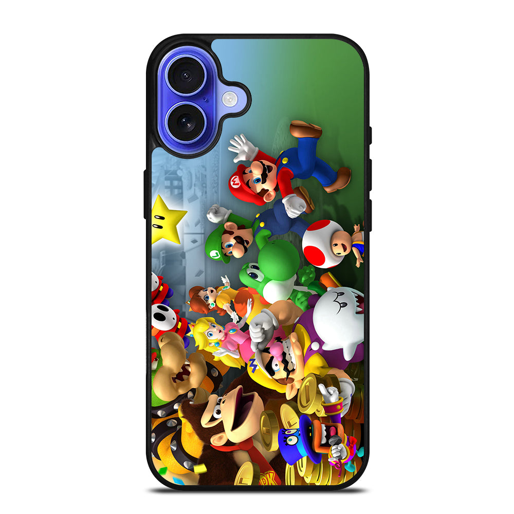 MARIO BROS ALL CHARACTER iPhone 16 Case Cover