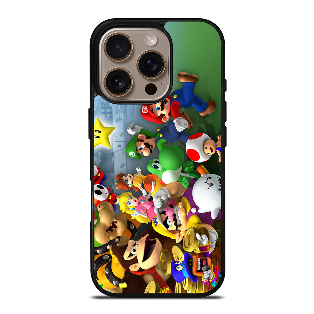 MARIO BROS ALL CHARACTER iPhone 16 Pro Case Cover