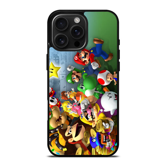MARIO BROS ALL CHARACTER iPhone 16 Pro Max Case Cover