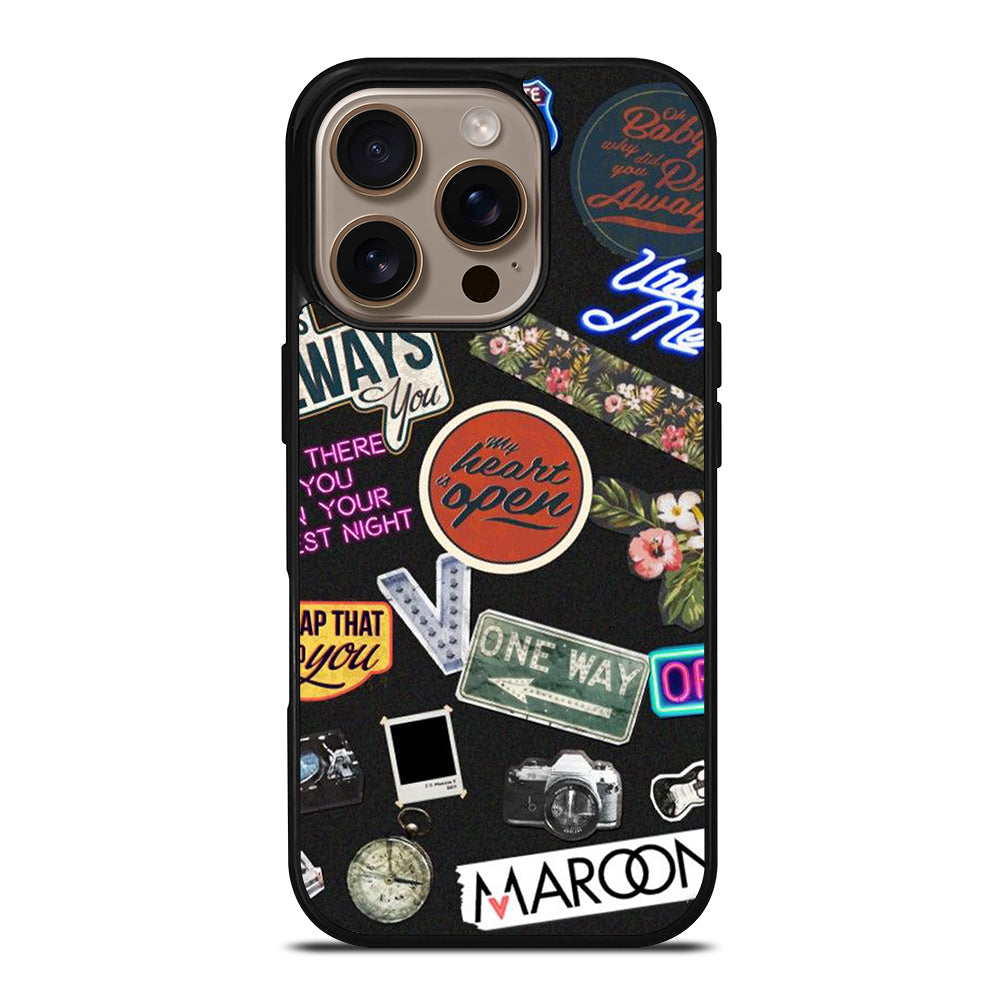 MAROON 5 PATTERN iPhone 16 Pro Case Cover