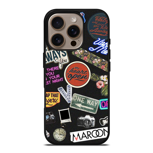 MAROON 5 PATTERN iPhone 16 Pro Case Cover