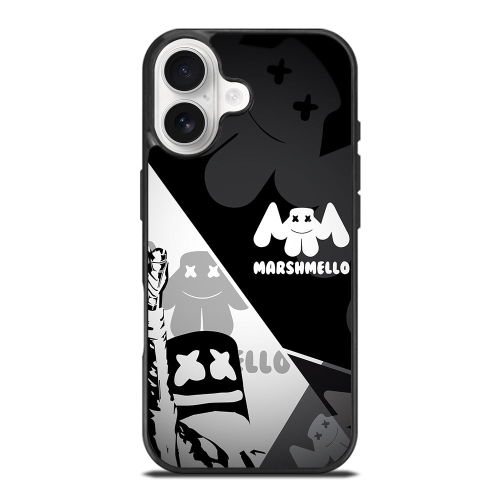 MARSHMELLO BLACK WHITE iPhone 17 Case Cover