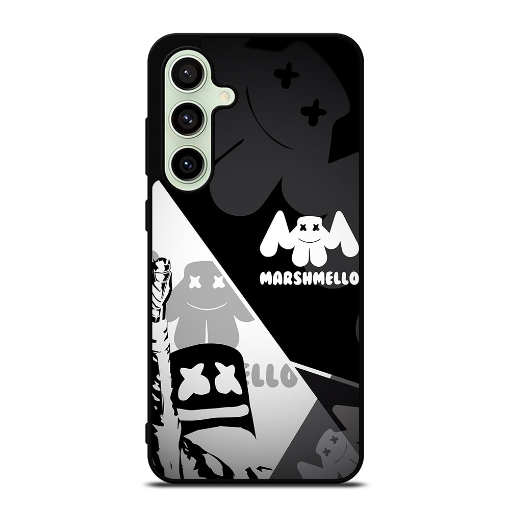 MARSHMELLO BLACK WHITE Samsung Galaxy S24 FE Case Cover