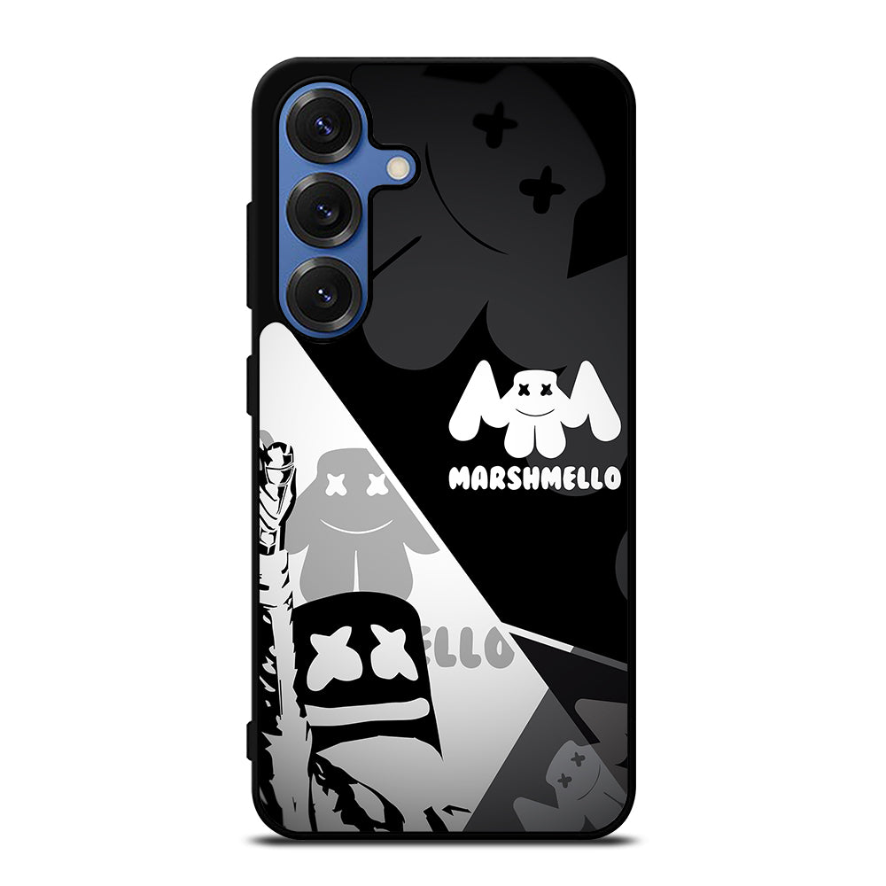 MARSHMELLO BLACK WHITE Samsung Galaxy S25 Case Cover