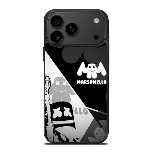 MARSHMELLO BLACK WHITE iPhone 17 Pro Max Case Cover