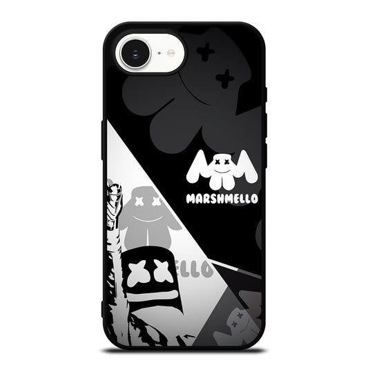 MARSHMELLO BLACK WHITE iPhone 16e Case Cover