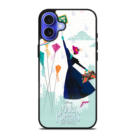 MARY POPPINS ART DISNEY iPhone 16 Case Cover