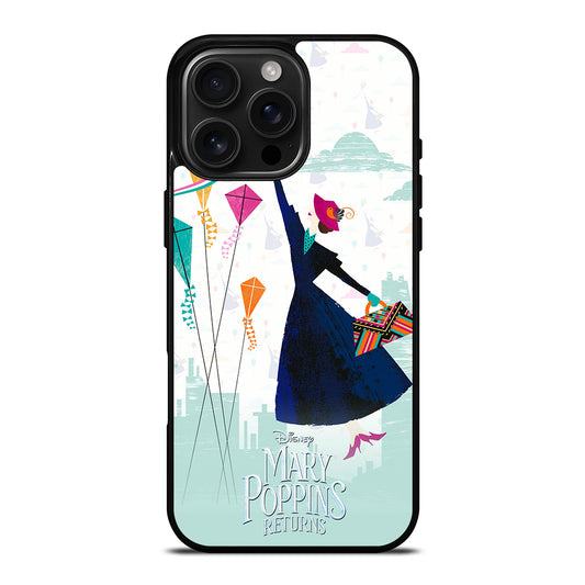 MARY POPPINS ART DISNEY iPhone 16 Pro Max Case Cover