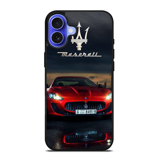 MASERATI RED CAR iPhone 16 Case Cover