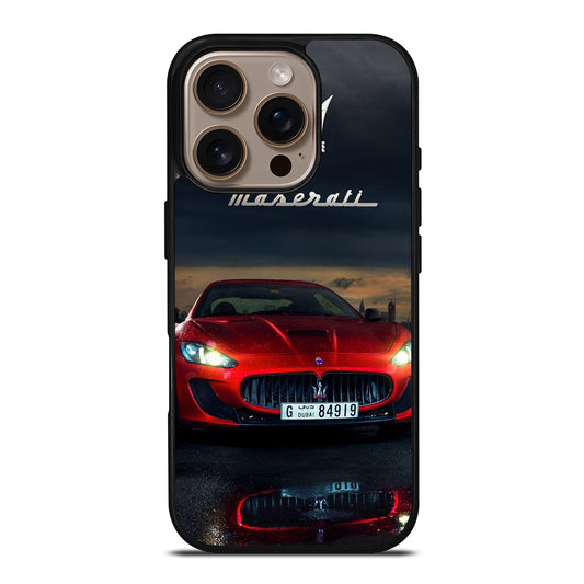 MASERATI RED CAR iPhone 16 Pro Case Cover