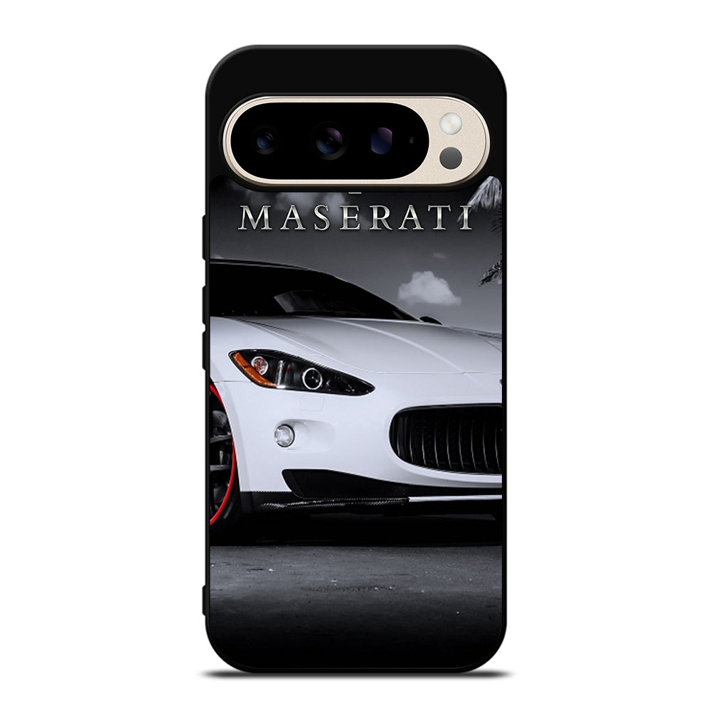 MASERATI WHITE CAR Google Pixel 9 Pro Case Cover