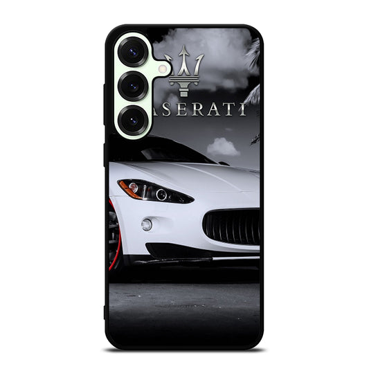 MASERATI WHITE CAR Samsung Galaxy S25 Plus Case Cover