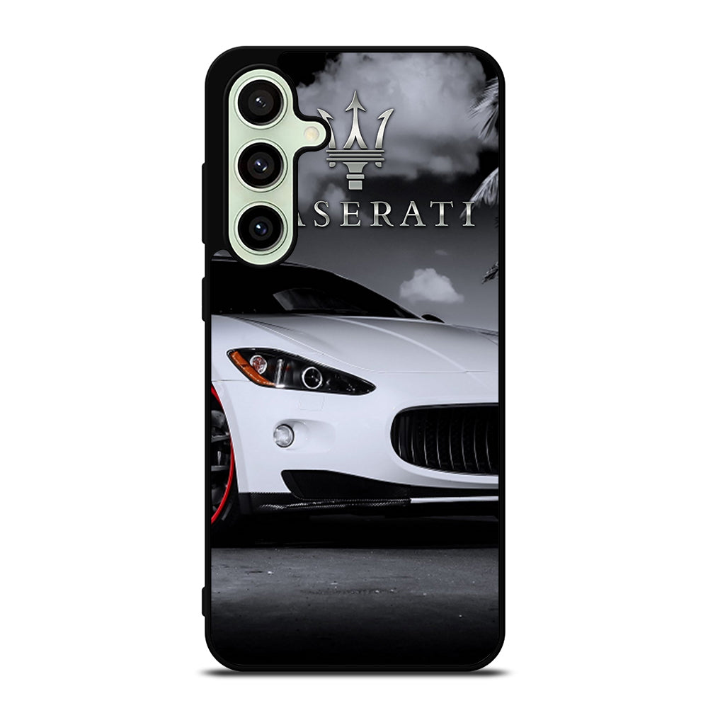 MASERATI WHITE CAR Samsung Galaxy S24 FE Case Cover