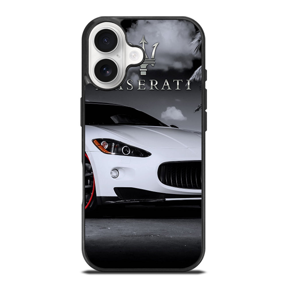 MASERATI WHITE CAR iPhone 17 Case Cover