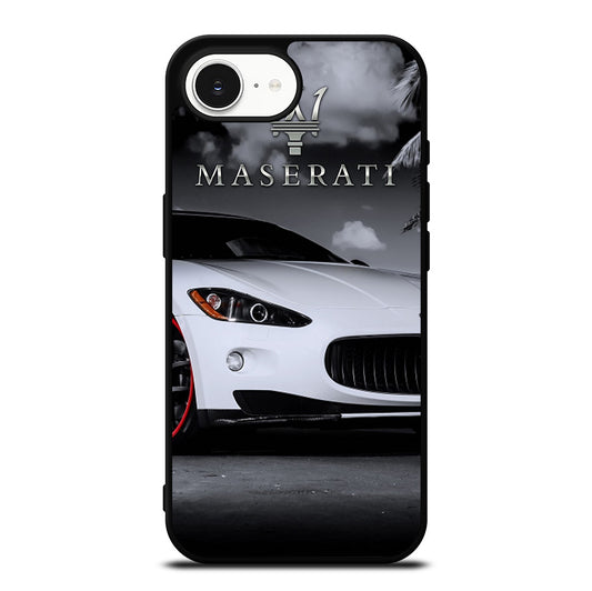 MASERATI WHITE CAR iPhone 16e Case Cover