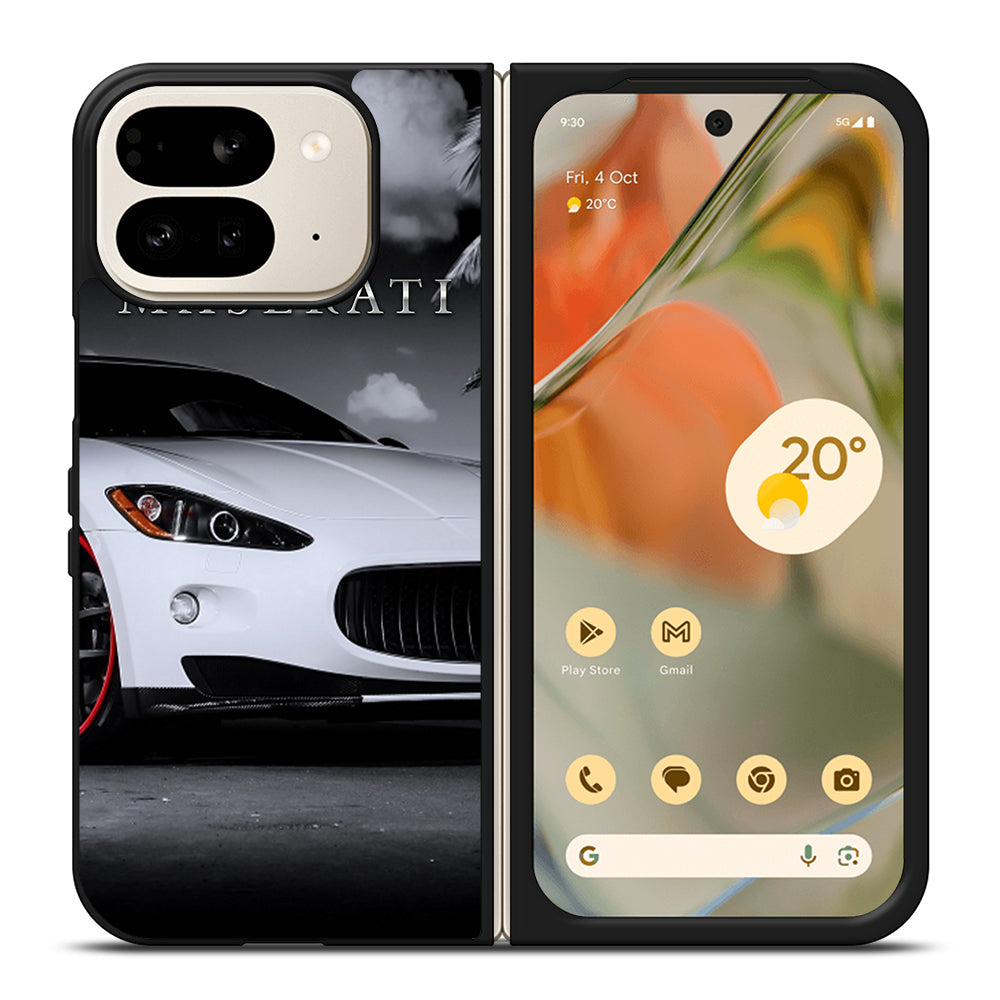 MASERATI WHITE CAR Google Pixel 9 Pro Fold Case Cover