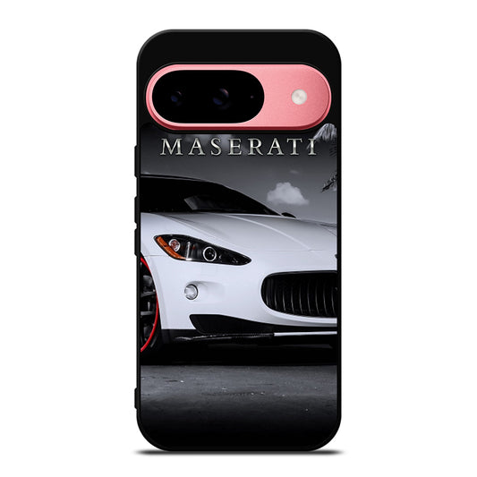 MASERATI WHITE CAR Google Pixel 9 Case Cover