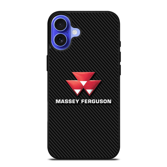 MASSEY FERGUSON LOGO CARBON iPhone 16 Case Cover