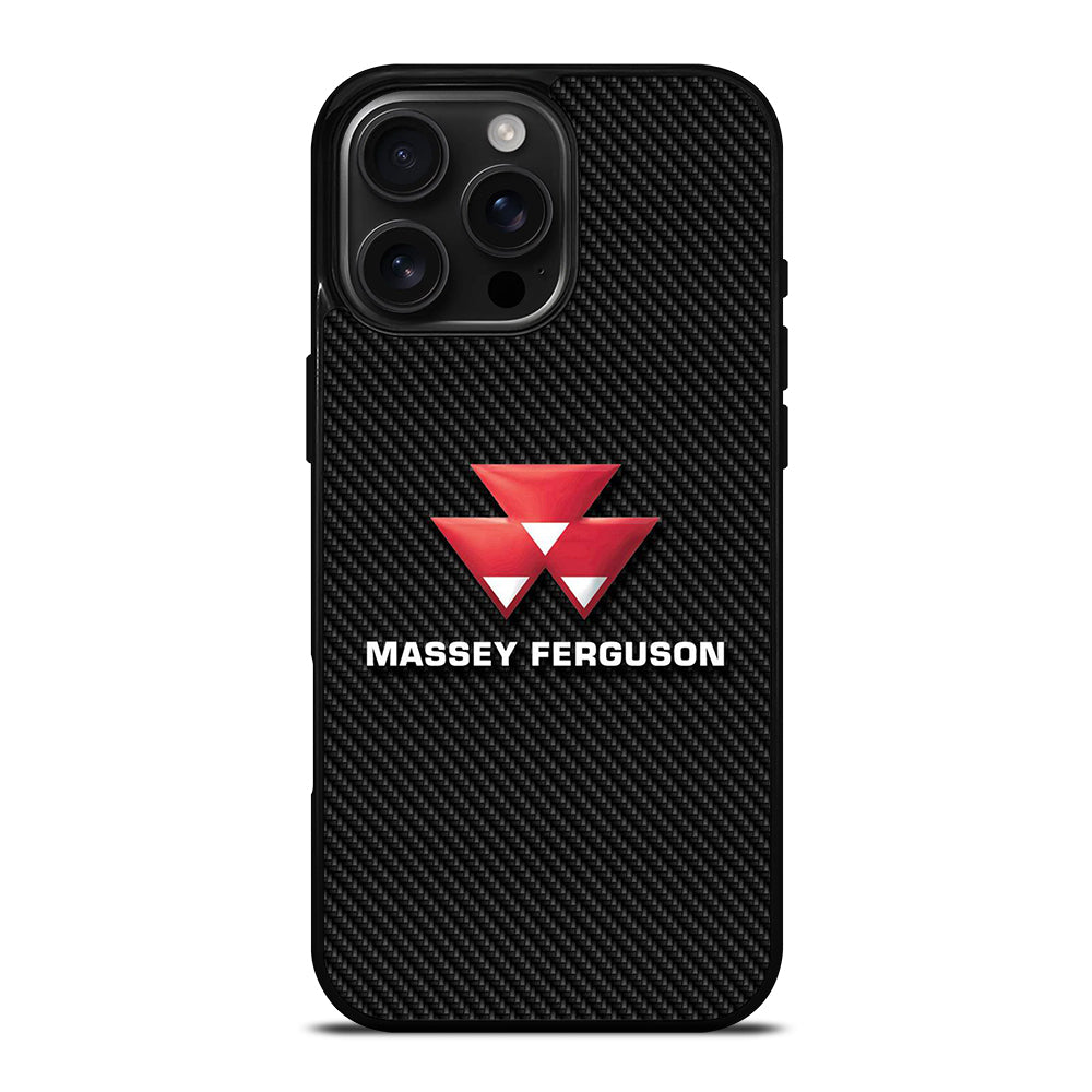 MASSEY FERGUSON LOGO CARBON iPhone 16 Pro Max Case Cover
