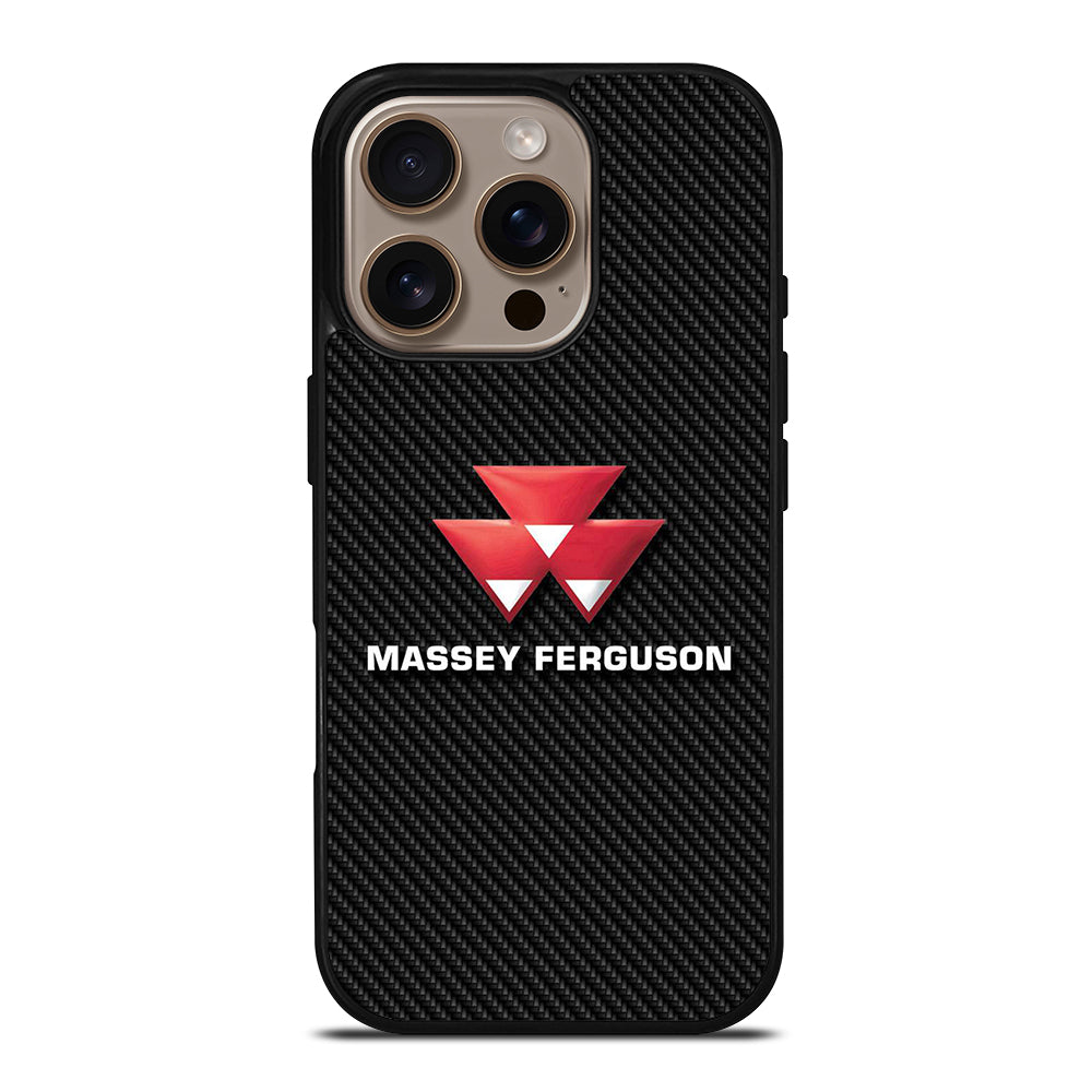 MASSEY FERGUSON LOGO CARBON iPhone 16 Pro Case Cover