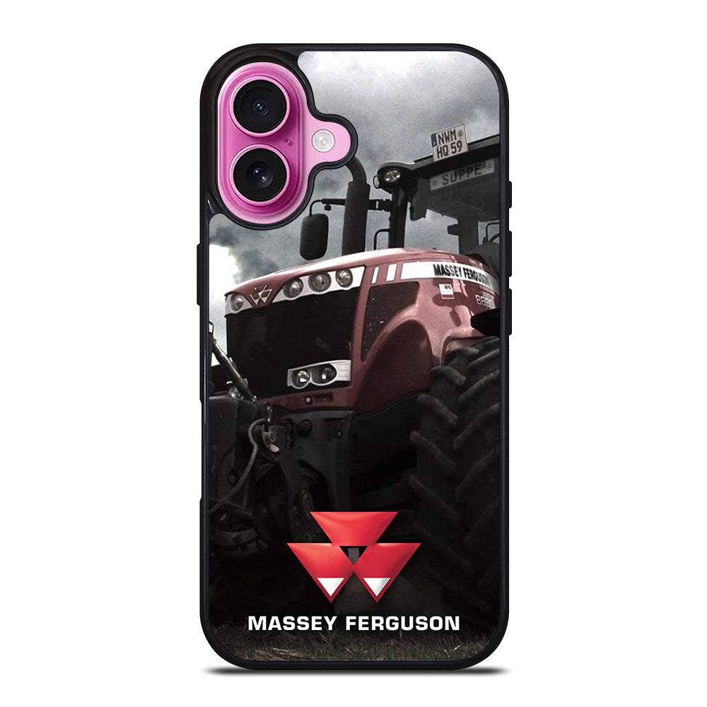 MASSEY FERGUSON RED TRACTOR iPhone 16 Plus Case Cover