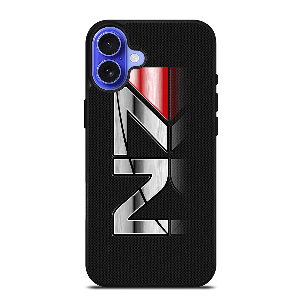 MASS EFFECT N7 LOGO CARBON iPhone 16 Case Cover